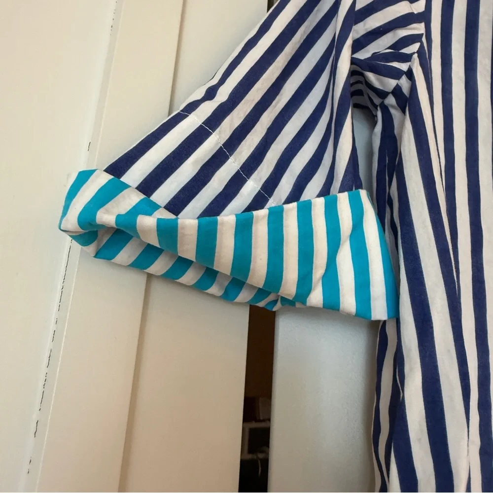 Sara Campbell Ingrid Shirtdress – Blue Stripes – Size XS – Nautical Chic – Excel - Picture 8 of 11